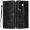Black, variant on For Samsung Galaxy S26 Ultra 5G 6.9" Flower Embossed Buckle Case, Card Slots/Pocket, PU Leather Flip Wallet Case With Short Wrist Strap,Black,For Galaxy S26 Ultra 5G