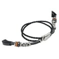 thumbnail image 3 of Retro Sports Watch Band Metal Beads Leather Strap Replacement for Honor 5 4 Applicable Wristband, 3 of 7