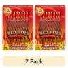 (2 pack) Red Hots Cinnamon Flavored Candy Canes, Christmas Candy, 5.3oz, 12 Count