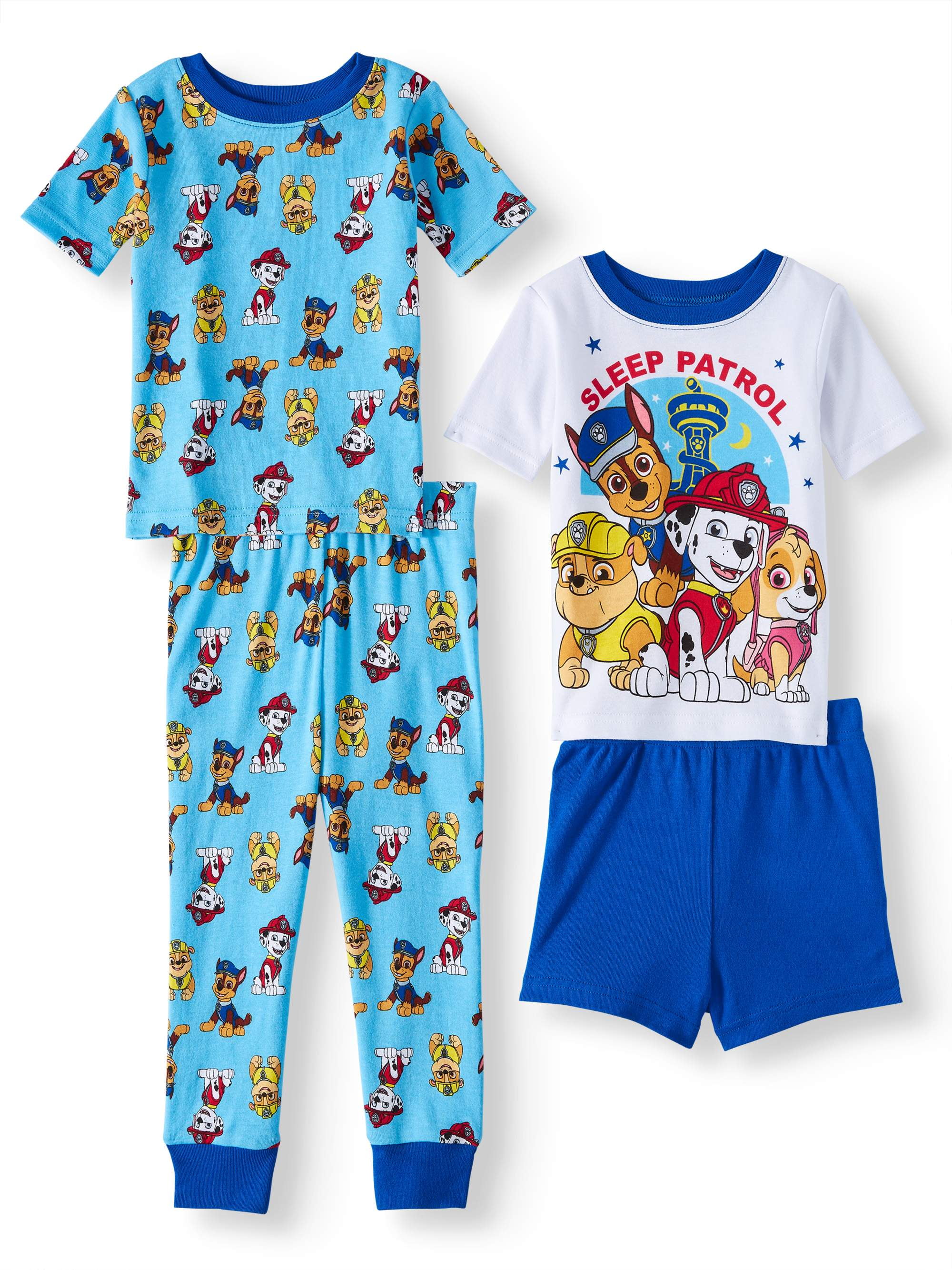 New Paw Patrol Christmas holiday Toddler boys pajamas 2t 3t 4t 5t chase and gang