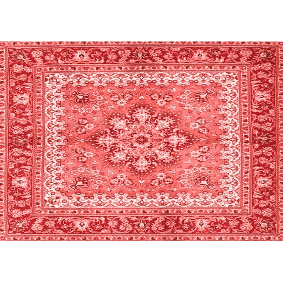 Ahgly Company Indoor Rectangle Persian Red Traditional Area Rugs, 7' x 9'