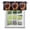 Black, variant on Kitchen Cafe Valance Curtain for Small Windows,Flaming Basketball Rod Pocket Short Valances,42x12in