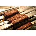 thumbnail image 3 of Brochettes Classiques en Acier Inoxydable avec Poignées en Bois, 3 of 7