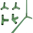 thumbnail image 3 of Greenhouse Frame Connector, Greenhouse Frame Furniture Connectors, 10 Pieces Garden Frame Connection Accessories 16mm Stable Support for Greenhouse Fr, 3 of 5