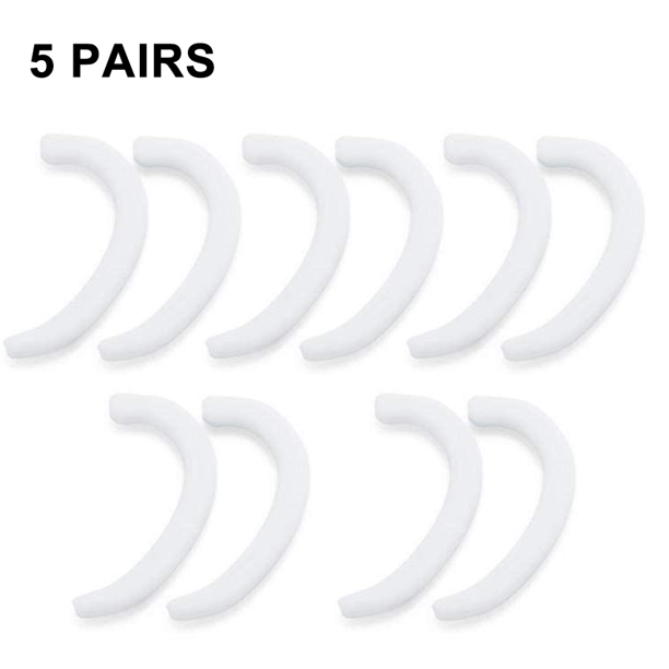 5 pares de máscara de artefacto de protección, gancho para la oreja de silicona suave, orejeras anti-le, orejeras de silicona resistentes al dolor Xemadio 2033595-1