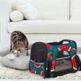 thumbnail image 7 of Watermelon Sherpa Fabric Dog Bag with 900D Oxford Cloth Base and Nylon Webbing - 17x10x11.8 Inches, 43x26x30 cm - Pet Carrier for Travel and Outdoor Activities, 7 of 7