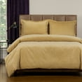 thumbnail image 3 of SIScovers Mixology Padma 4-piece Duvet Cover and Insert Set Old Gold King 4 Piece Mid-Century Modern, 3 of 5