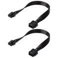 thumbnail image 4 of 2Pcs CPU 8 Pin Extension Cable Motherboard ATX CPU 8 Pin Female to 8(4+4) Pin Male Extension Cable for Power Supply PSU, 4 of 5