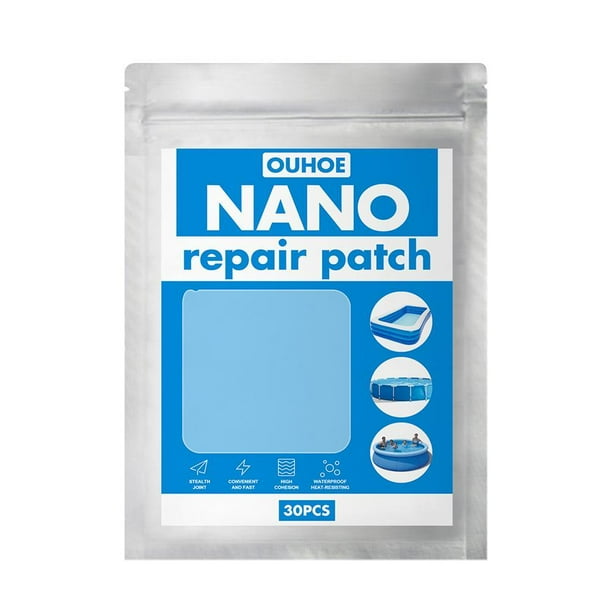 Almohadillas De Reparación Nano Para Piscina, 30 Uds., Alfombrilla De Agua Para Piscina, Anillo De Natación, Adhesivo Especial De Pvc Para Kayak Kearding VI011383-00