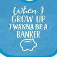 thumbnail image 4 of Inktastic Banker Future Job Boys or Girls Baby Bib, 4 of 4