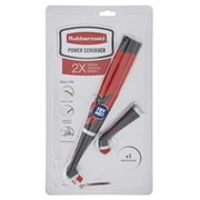 Rubbermaid Cordless Power Scrubber, Electric Handheld Cleaning Brush for Bathroom, Tile & Grout with 2 Heads