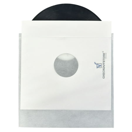 100 CheckOutStore White Non Woven Record Outer Sleeves for 12  LP Vinyl 33 RPM Record Albums price history on PriceWatchPro