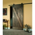 thumbnail image 3 of Wood Barn Door Kit, 36" x 80", Unfinished Pine Z-Design, 3 of 3