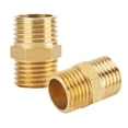 thumbnail image 4 of Hex Nipple, Wear  Brass Hex Nipple  For Air Pip, 4 of 8