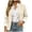 White, variant on ClodeEU Women's Lapel Long Sleeve Blazer Jacket,Casual Work Office Solid Suit Coat with Pockets Black,Women's Plus L