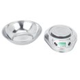 thumbnail image 1 of Báscula de cocina Digital electrónica portátil de 5 kg/1g báscula de pesaje de alimentos para cocinar de acero inoxidable con cuenco, 1 of 8