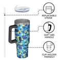thumbnail image 6 of Camouflage 40oz Tumbler– Stainless Steel Insulated Tumbler with Handle and Straw, Large Capacity Travel Cup for Hot & Cold Drinks, 6 of 6
