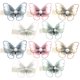 thumbnail image 3 of BRIGHTFUFU Clips de cabello de mariposa 10pcs clips decorativos para el cabello hermosos accesorios para el cabello, 3 of 8