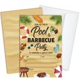 thumbnail image 1 of Summer BBQ Bash Invitations for Kids - Fun and Colorful Birthday Party Invite Cards for Boys and Girls, Perfect for Backyard Cookouts, Includes 20 Envelopes, 1 of 1