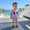 thumbnail image 4 of JUMEYU Baby Bodysuit Girl Newborn Infant Baby Boys Girls Bodysuit Shoulder Bodysuits Soft Gift 0 3 6 9 12 18 24 Months (Blue,3-6 Months), 4 of 8