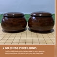 thumbnail image 4 of SHISUYAN Go Chess Pieces Storage Bowl Wood Chess Stones Holder Retrochess Storage Can, 4 of 8