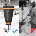 thumbnail image 5 of Pipe Insulation Winter Garden Hose Faucet Antifreeze Cover Insulation Cover 4 Size Suit Different Faucet Water Proof Insulated Faucet Cover With Orange Reflective Strips, 5 of 7