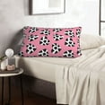 thumbnail image 6 of Salouo heart with cow Print Print Pillow Case Cover,Wrinkle-Free Bed Pillow Cover Pack of 1 Home Decor Fade-Resistant and Stain-Resistant ,Pillows Not Included-14"x20", 6 of 6