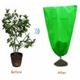thumbnail image 4 of MasteelfCA 3pcs Non-woven Plant Cover Garden Vegetable Plant Drawstring Design Protector, 4 of 9