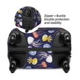 thumbnail image 2 of Fuzoiu Colorful Jellyfish Print Suitcase Cover,Washable Luggage Covers for Suitcase,Elastic Luggage Protector Cover,Scratch Resistant Travel Suitcase Covers-Small, 2 of 7