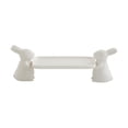 thumbnail image 3 of GROWTH TANK Ceramic Rabbit Cake Tray Cake Rack Stylish Fruits Serving Tray Snack Stand Candy White S, 3 of 9