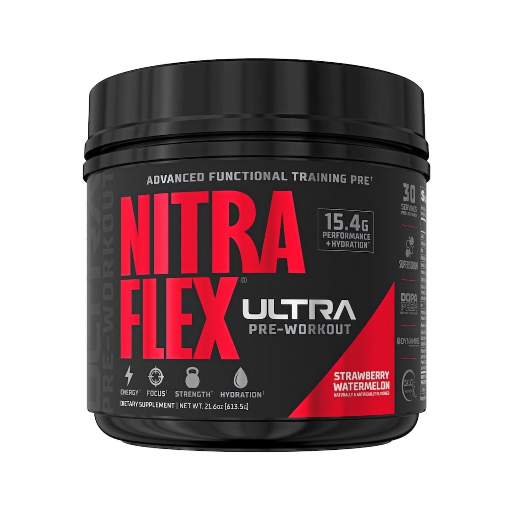 GAT SPORT NITRAFLEX ULTRA, Strawberry Watermelon, 21.6 oz (30 Servings)