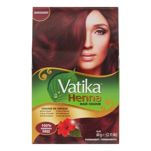 Dabur Henna Burgandy Hair Color Powder, 2.1 Oz