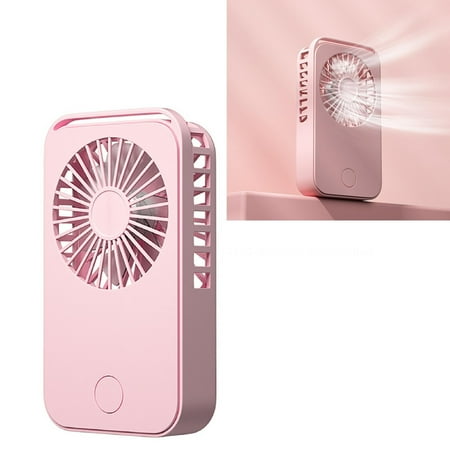 

SterneMond Mini Handheld Fan - Small Personal Portable Fan USB Rechargeable Fan Powerful Eyelash Fan for Indoor Outdoor Pink