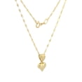 thumbnail image 3 of Cadena Gargantilla Dama Corazón 8 mm Oro 14k Sólido, 3 of 7