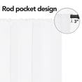 thumbnail image 2 of Cortinas Easy-Going Blackout, 107 x 213 cm, térmicas, color blanco, 2 paneles, 2 of 7