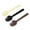 Black, variant on Landege 100-Pack Disposable Mini Plastic Spoons for Cake, Ice Cream, Desserts - Three Color Variety, Convenient Party and Event Utensils