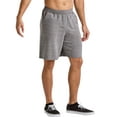 thumbnail image 4 of Hanes Originals Men's French Terry Sweat Shorts, 9" Black Heather 4XL, 4 of 6
