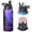 Black-4, variant on Galaxy Insulated Water Bottle with Straw & Cleaning Brush – 18oz | Leakproof, BPA-Free, 304 Stainless Steel, Wide Mouth, Travel Mug for Car, Gym, Office, Starry, Christmas Thanksgiving Gift