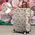 thumbnail image 4 of Beige Cow Flower Pattern Luggage Cover Fashion Suitcase Cover Baggage Covers Fit 25-28 Inch Luggage (Go Travel), 4 of 5