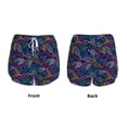 thumbnail image 5 of Lsque Cute Line Fish Printed Women's Running Shorts with Liner Pockets,Elastic Quick Dry Workout Athletic Gym Yoga Shorts,Womens High Waist Shorts-X-Large, 5 of 9