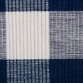thumbnail image 2 of Contemporary Home Living Buffalo Check Rectangular Textured Cotton Placemats - 19" - Navy and White, 2 of 7
