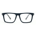 thumbnail image 2 of Stylish Classy Squared Rectangle Horn Rim Plastic Fashion Reading Glasses Navy Slate Tortoise +1.00, 2 of 4