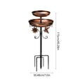 thumbnail image 3 of Soporte metálico para bebederos y comederos de pájaros – Comedero de jardín para montar en el suelo, ideal para patios, prados y exteriores | Apto para diversas especies de aves con abertura de ali, 3 of 6