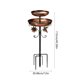 thumbnail image 3 of Soporte metálico para bebederos y comederos de pájaros – Comedero de jardín para montar en el suelo, ideal para patios, prados y exteriores | Apto para diversas especies de aves con abertura de ali, 3 of 6