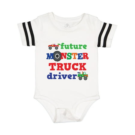 

Inktastic Monster Truck Future Driver Gift Baby Boy Bodysuit