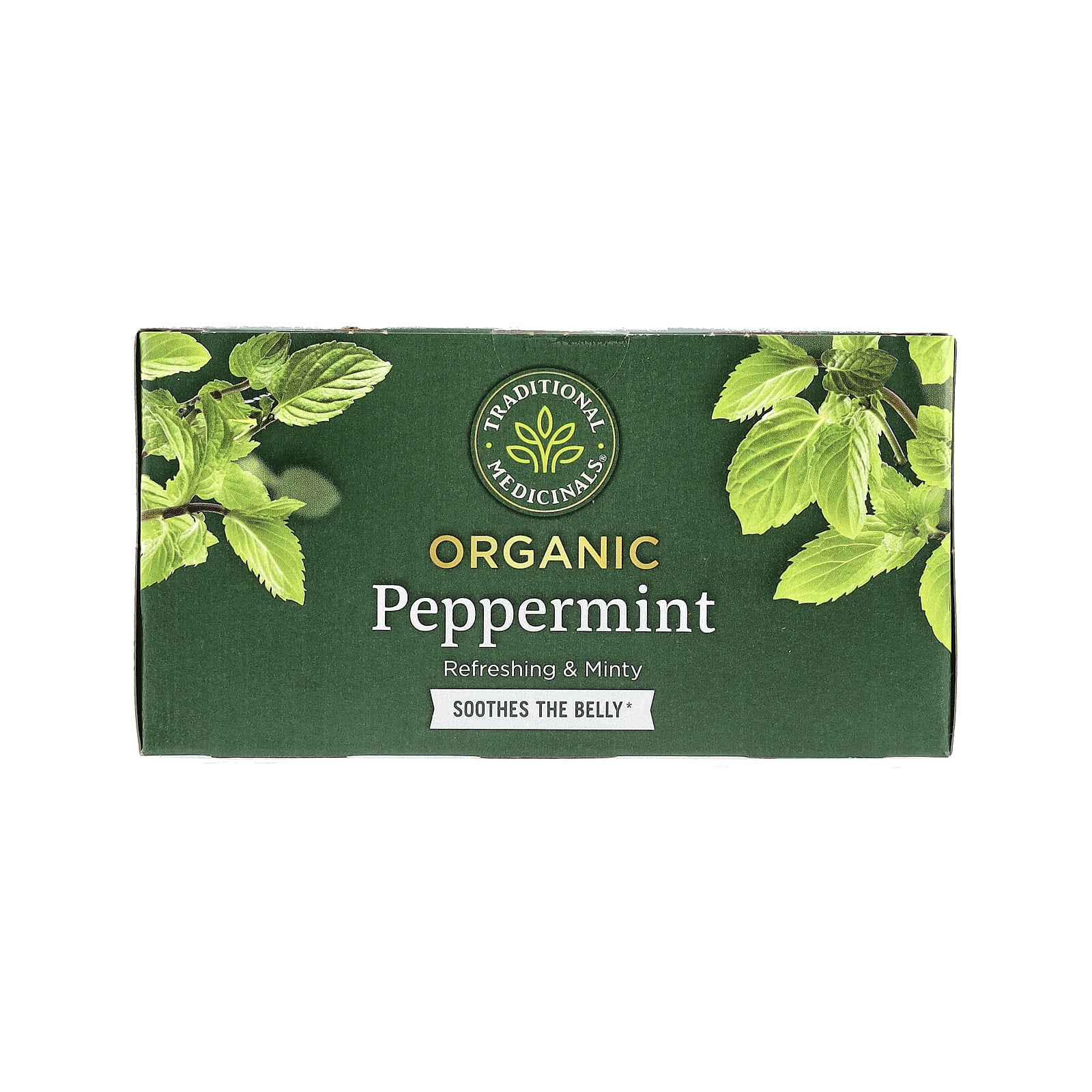 Traditional Medicinals Herbal Tea, Organic Peppermint, Caffeine Free , 48 Tea Bags, 2.53 oz (72 g)