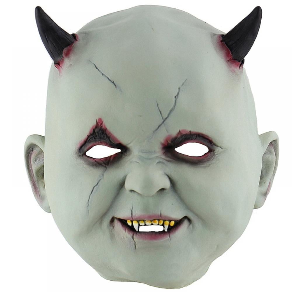 indrømme Woods Bore Scary Mask Halloween Scary Mask Latex Halloween Costumes Rubber Halloween  Decorations for Zombie mask - Walmart.com