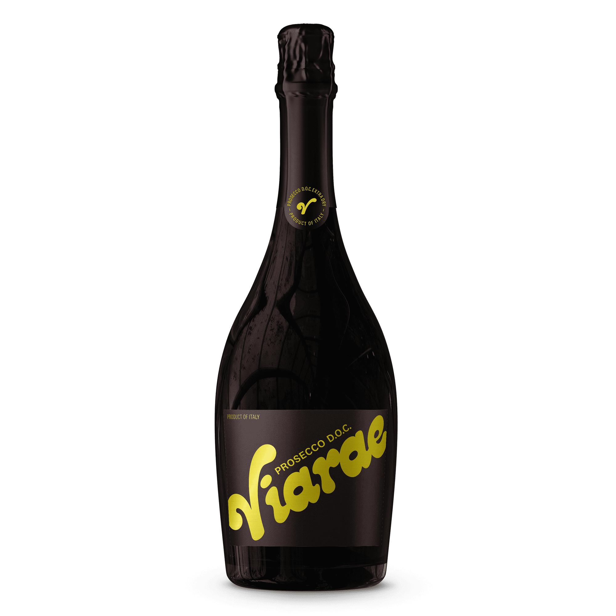 Viarae Prosecco DOC Italian Sparkling White Wine, 750mL Bottle