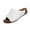 White, variant on Women's Platform Wedge Sandals Braided Strap Summer Shoes Hook Loop Open Toe Chunky Sole Casual Walking Espadrilles Footwear