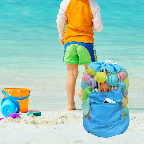 Bolsa de malla de playa Yinane Tote de playa para niños